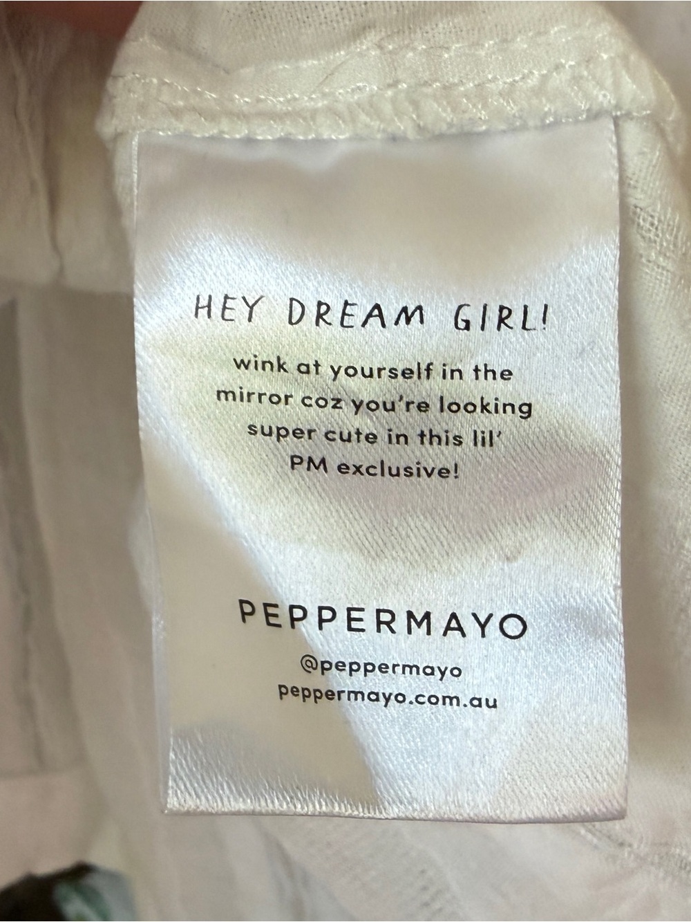 Peppermayo White Tie-Front Peplum Blouse - Picture 5 of 7